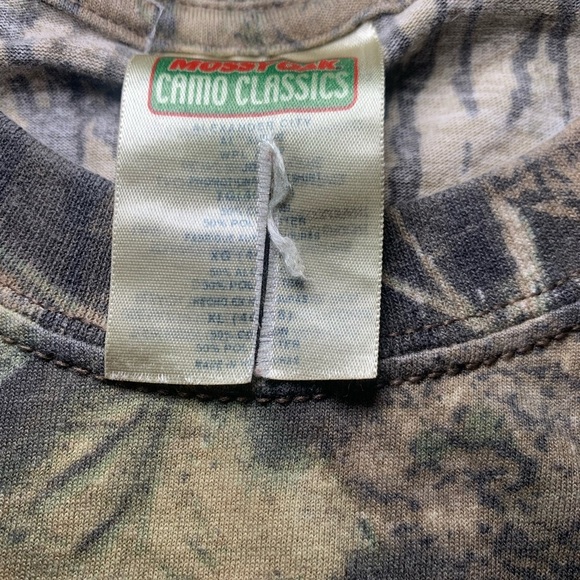 Vintage Mossy oak Break Up Camo Short Sleeve T Shirt Size XL - Picture 8 of 10